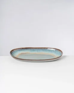 Madeira Servierplatte XL grünblau