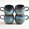 Madeira Tasse groß grünblau 4er-Set