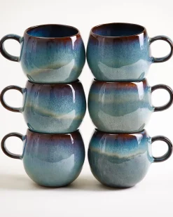 Madeira Tasse groß grünblau 6er-Set