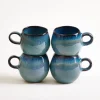Madeira Tasse klein grünblau 4er-Set
