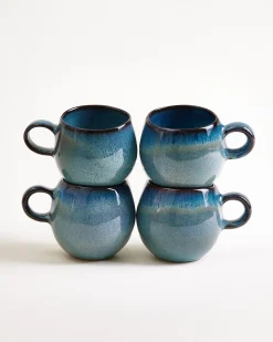 Madeira Tasse klein grünblau 4er-Set