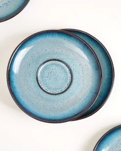 Madeira Untertasse groß classic grünblau