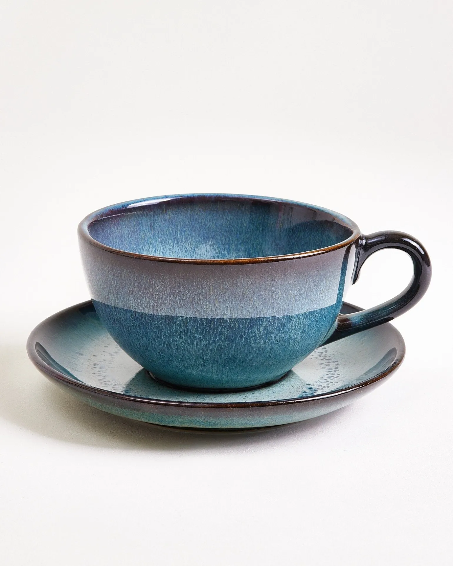 Madeira Untertasse groß classic grünblau