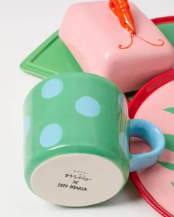 MaM x Isis Maria Geschirr-Set Palm Dot mix 5-teilig