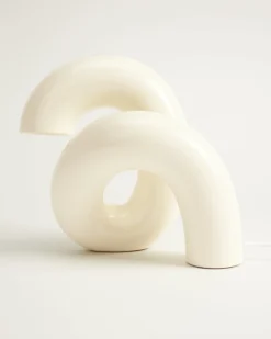 MaM x Ju Schnee Keramiklampe off-white