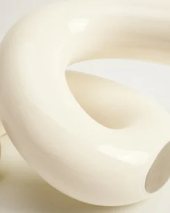 MaM x Ju Schnee Keramiklampe off-white
