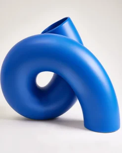 MaM x Ju Schnee Vase XL blau