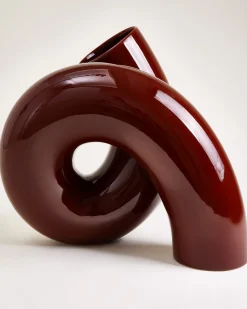 MaM x Ju Schnee Vase XL burgund