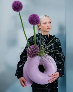 MaM x Ju Schnee Vase XL lavendel