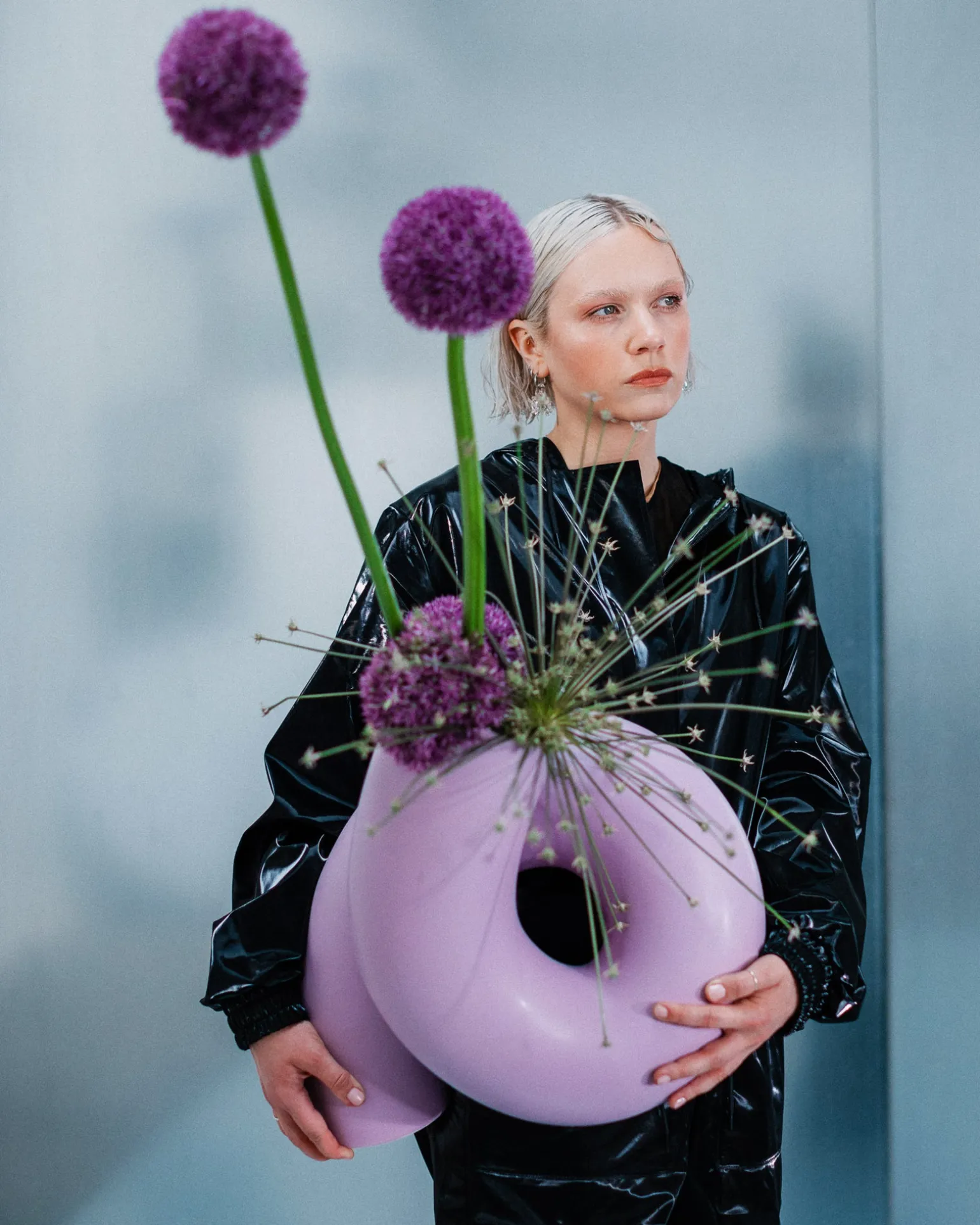 MaM x Ju Schnee Vase XL lavendel