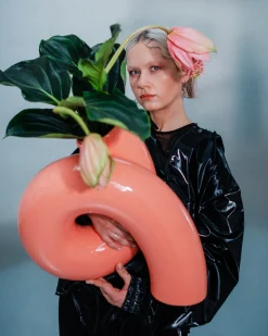 MaM x Ju Schnee Vase XL rosa