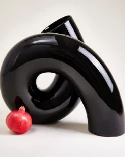MaM x Ju Schnee Vase XL schwarz