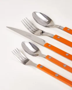 MaM x Sabre Paris Besteck 5er-Set orange off-white