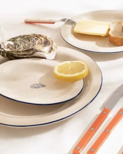 MaM x Sabre Paris Besteck 5er-Set orange off-white