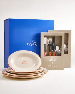 MaM x Sabre Paris Geschenk-Set orange 8-teilig