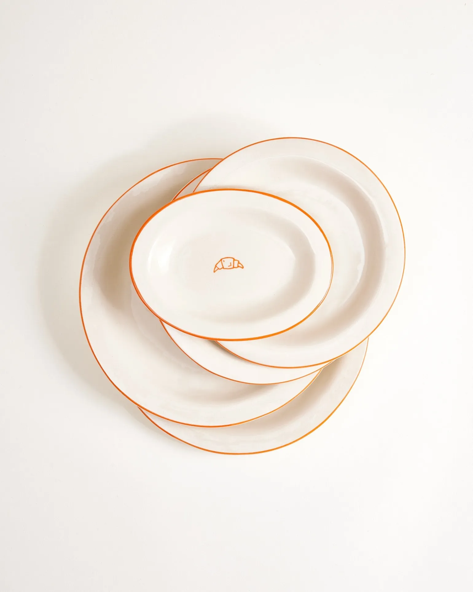 MaM x Sabre Paris Teller-Set orange 5-teilig