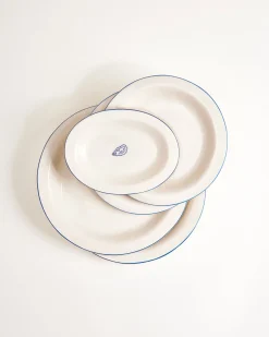 MaM x Sabre Paris Teller-Set blau 5-teilig