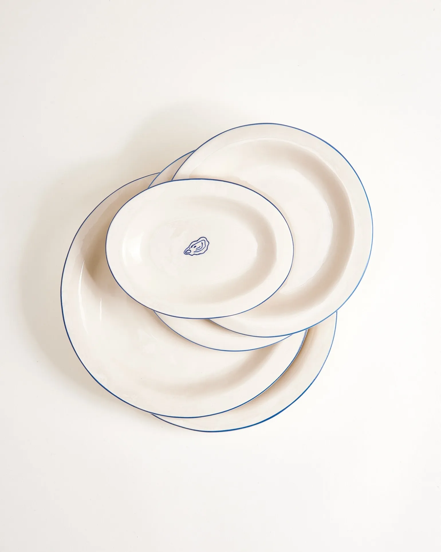 MaM x Sabre Paris Teller-Set blau 5-teilig