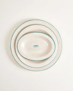 MaM x Sabre Paris Teller-Set dunkelgrün 5-teilig