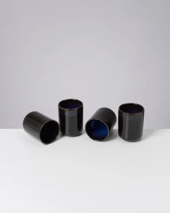 Melides Becher groß deepseablue 4er-Set