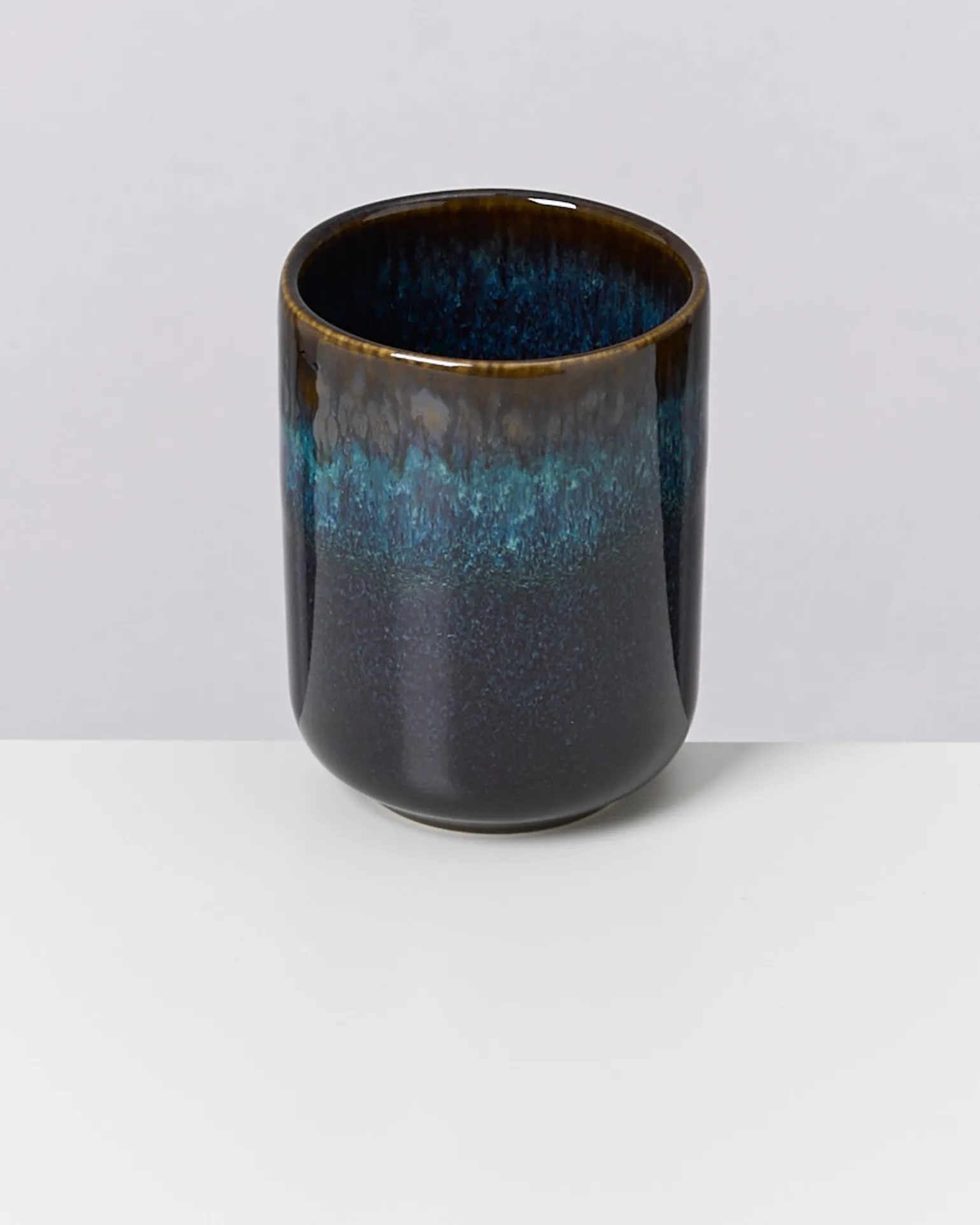 Melides Becher groß oceanblue