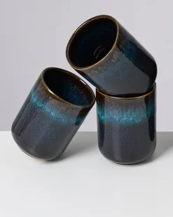 Melides Becher groß oceanblue