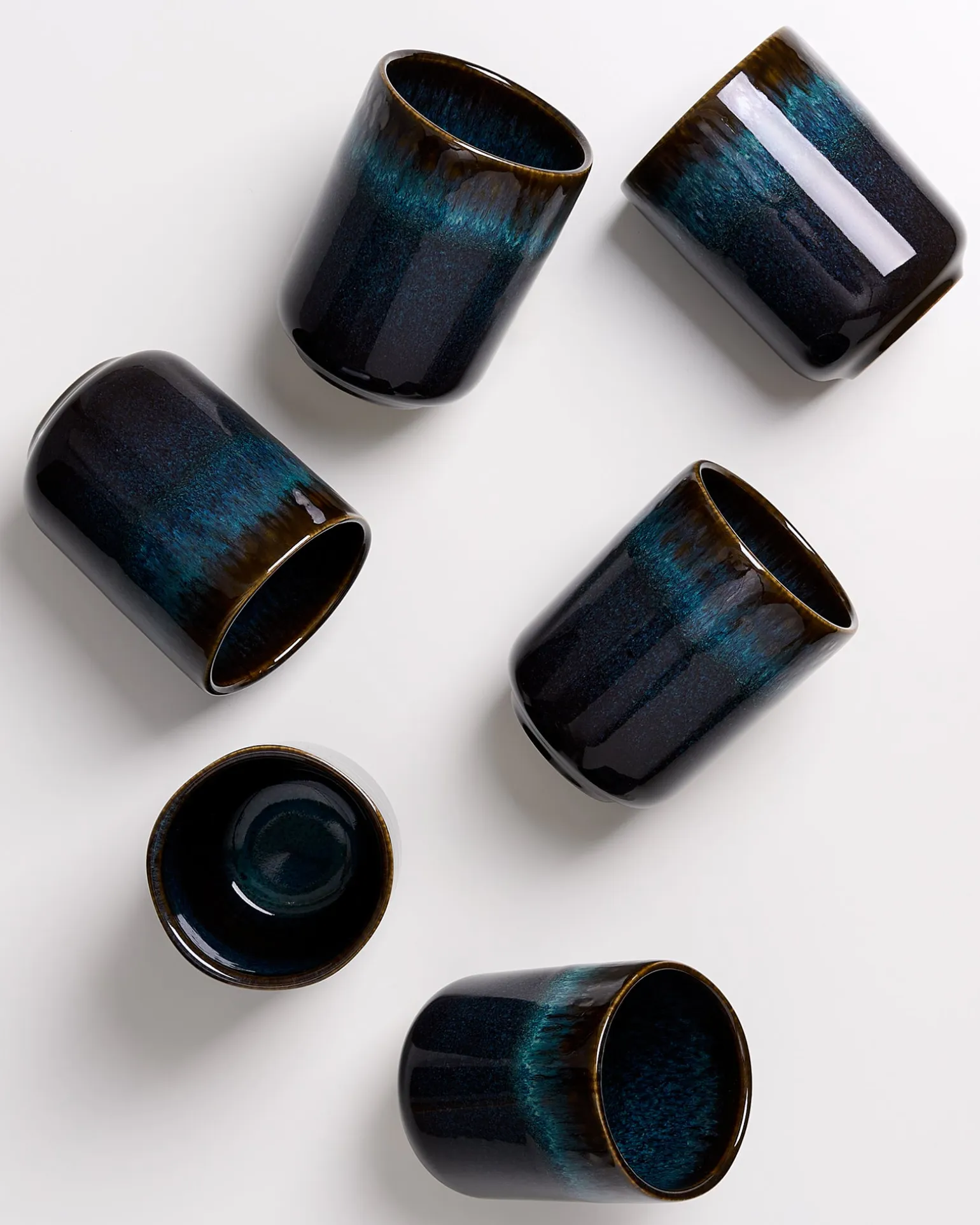 Melides Becher groß oceanblue