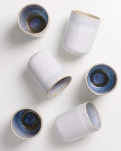Melides Becher groß stoneblue 6er-Set