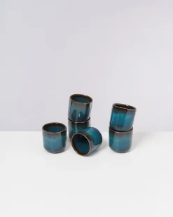 Melides Becher klein oceanblue