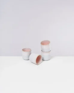 Melides Becher klein rosé 4er-Set