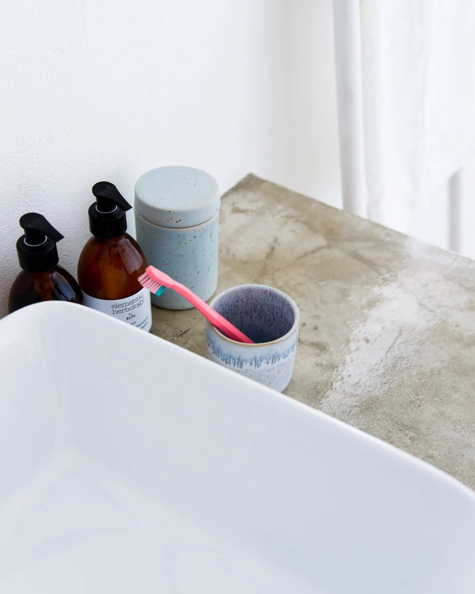 Melides Becher klein stoneblue