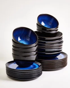 Melides Geschirr-Set deepseablue 32-teilig