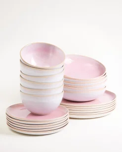 Melides Geschirr-Set rosé 24-teilig