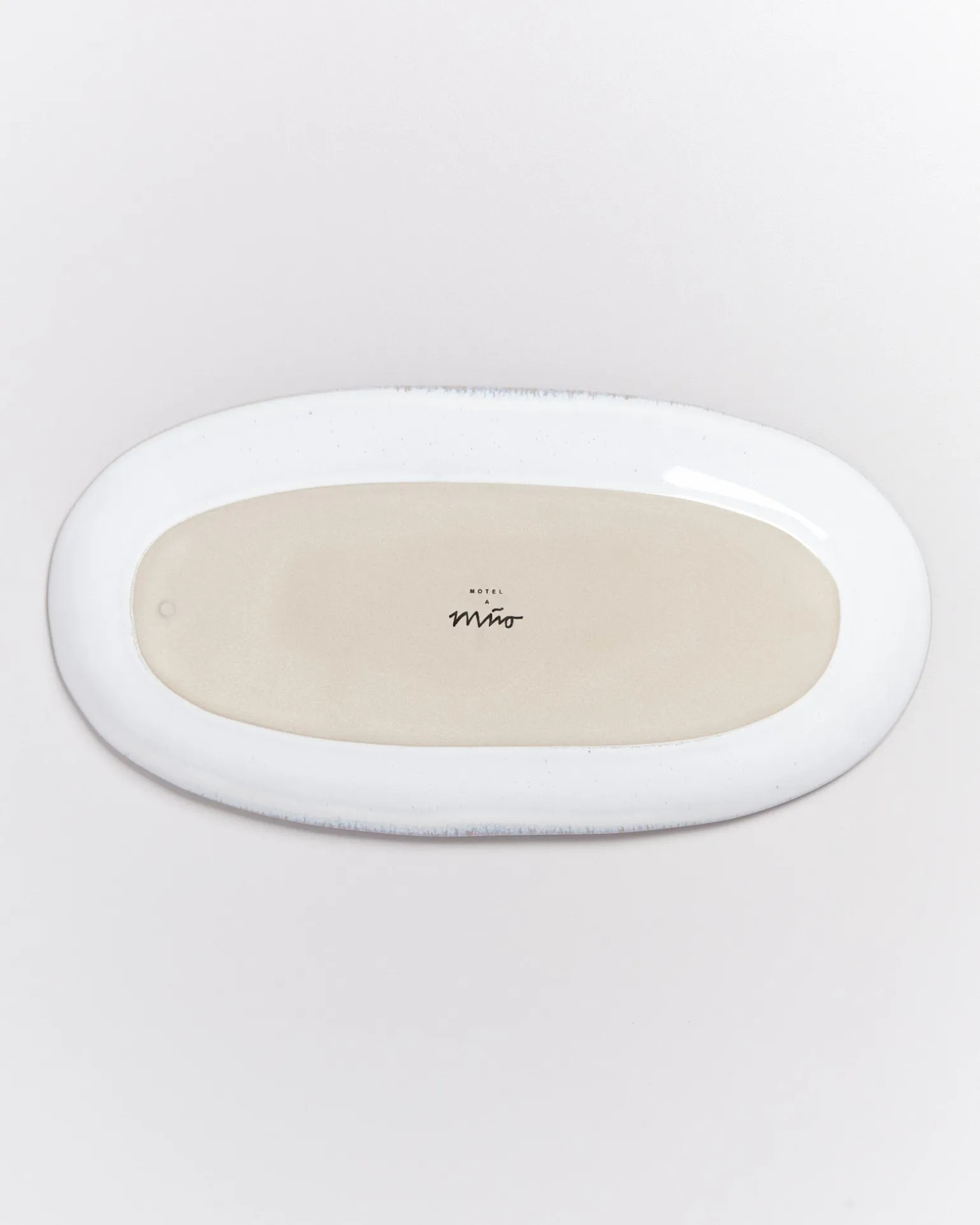 Melides Servierplatte L stoneblue