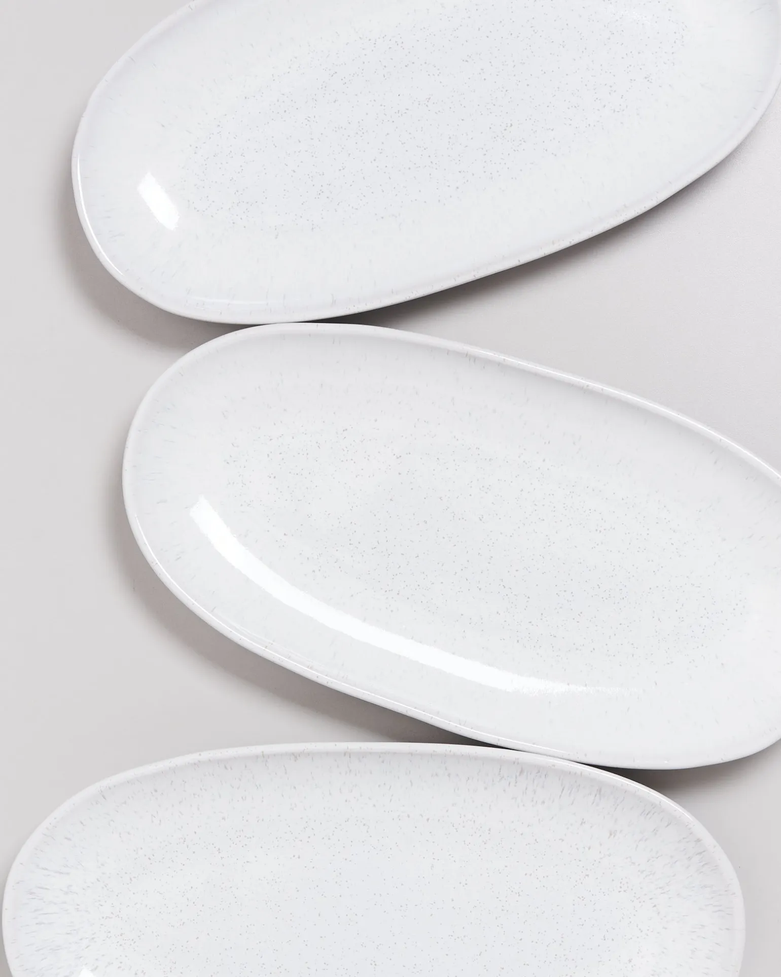 Melides Servierplatte L white