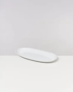 Melides Servierplatte L white