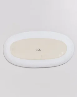 Melides Servierplatte L white