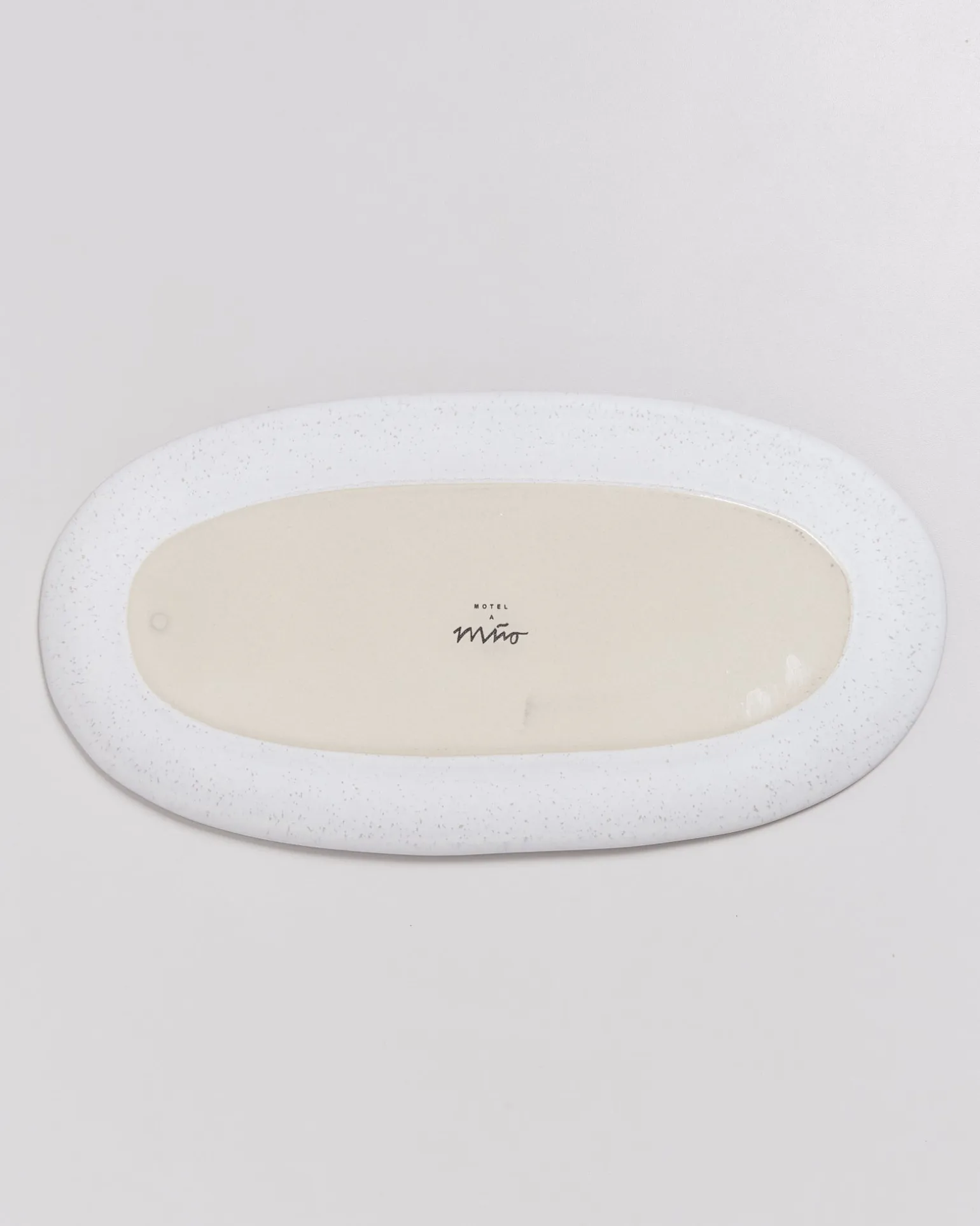 Melides Servierplatte L white