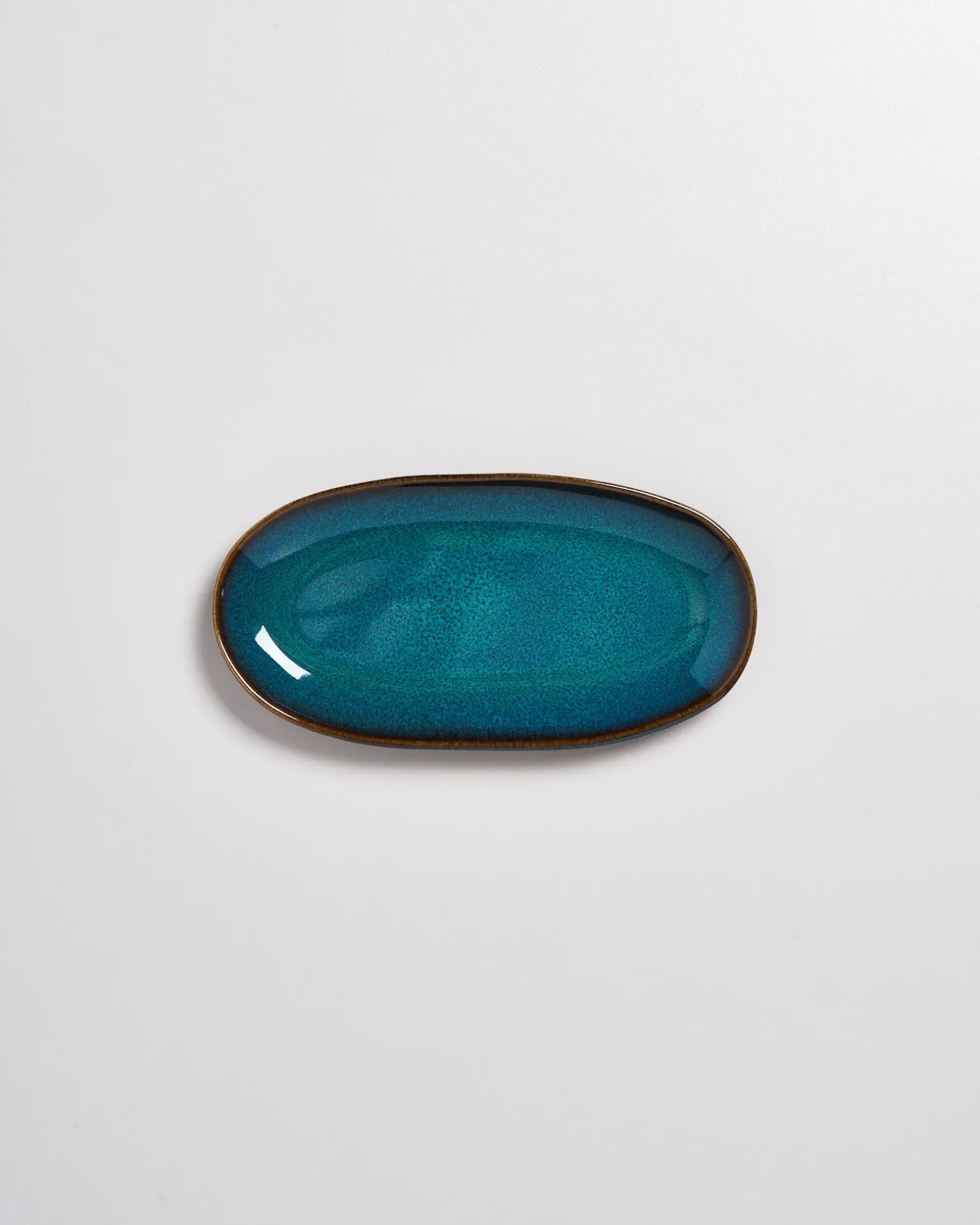 Melides Servierplatte M oceanblue