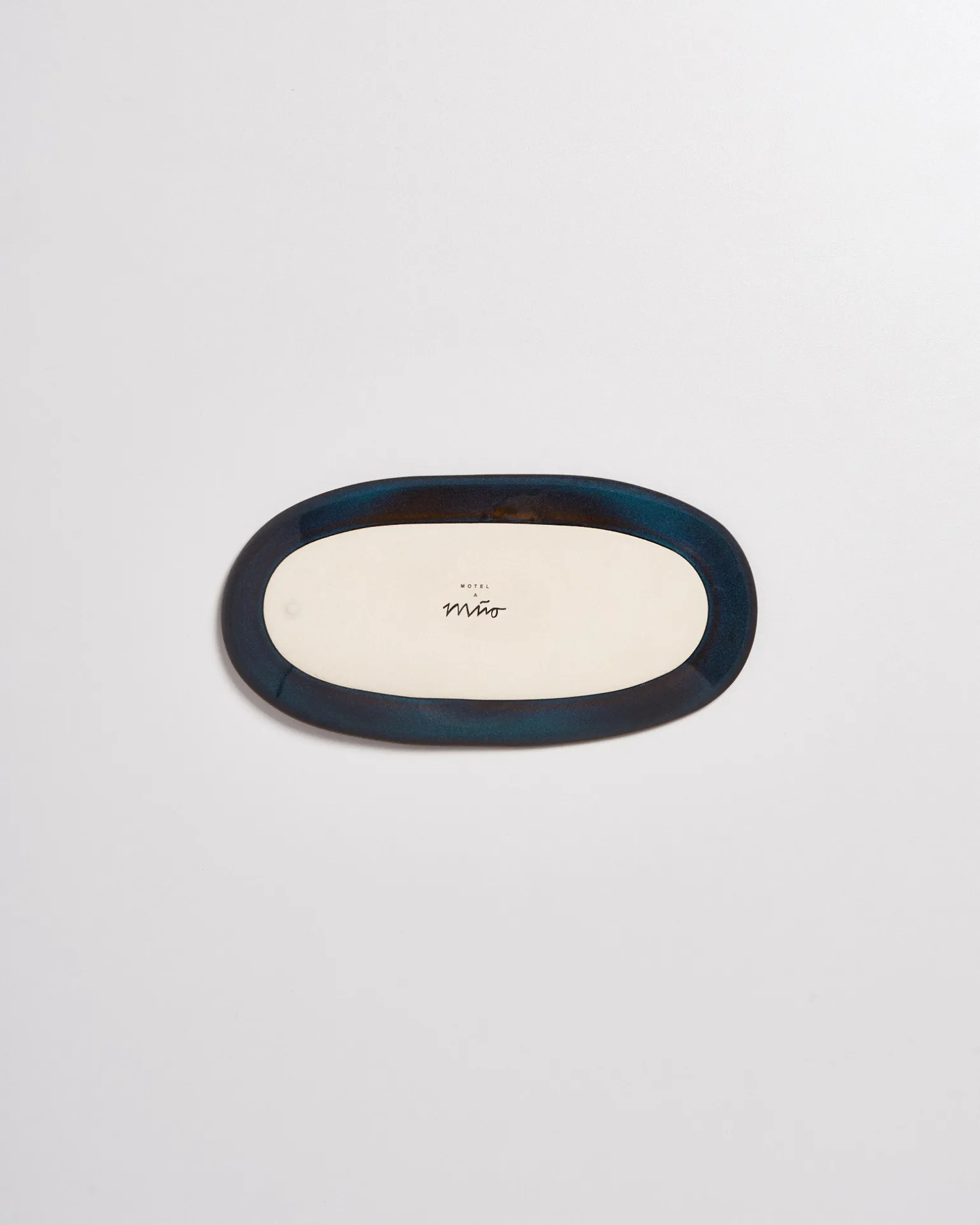 Melides Servierplatte M oceanblue