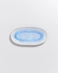 Melides Servierplatte M stoneblue
