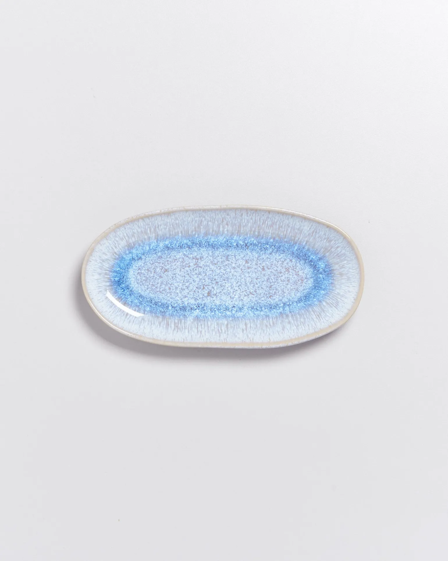 Melides Servierplatte M stoneblue