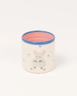 Miio Miini Becher groß Hippo weiß blau