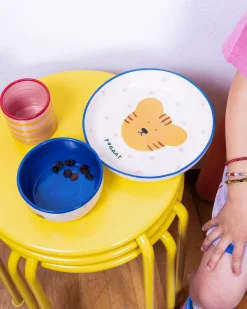 Miio Miini Pastateller Roar weiß blau