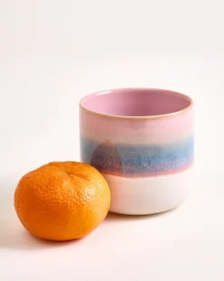 Nódoa Becher groß dipped rosa blau