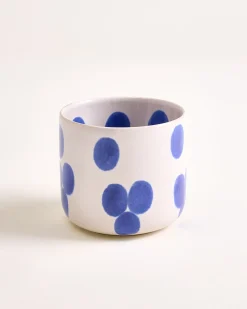 Nódoa Becher groß gepunktet blau