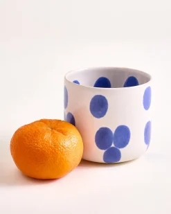 Nódoa Becher groß gepunktet blau