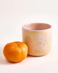 Nódoa Becher groß gesprenkelt rosa 6er-Set