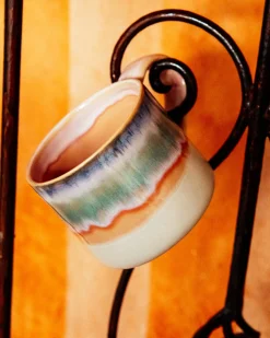 Nódoa Tasse groß dipped rosa blau