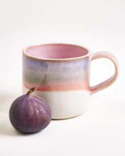 Nódoa Tasse groß dipped rosa blau 6er-Set